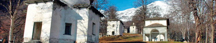 Salita alle cappelle del Sacro Monte di Oropa